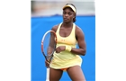 EASTBOURNE, ENGLAND - JUNE 16: Sloane Stephens of USA reacts during her match against Caroline Garcia of France during their Women's Singles first round match on day three of the Aegon International at Devonshire Park on June 16, 2014 in Eastbourne, England.  (Photo by Steve Bardens/Getty Images)